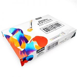 Zestaw artystyczny Pebeo Studio Acrylics Collection Box, 23 elementy